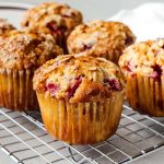 Strawberry Oatmeal Muffins